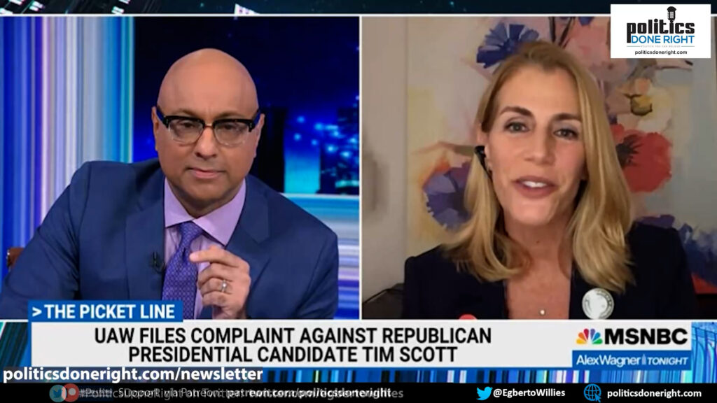 Association of Flight Attendants Prez Sara Nelson nails the union message in Ali Velshi interview