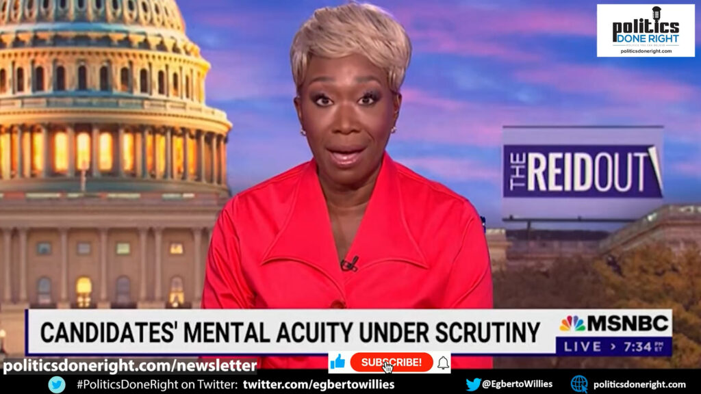 MSNBC's Joy-Ann Reid goes ballistic on mainstream media for the horrendous Biden vs. Trump coverage.