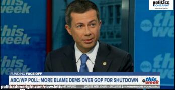 Pete Buttigieg itemizes effects of a Republican shutdown but failed to point out media failure.