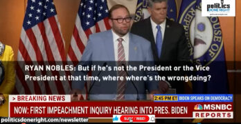 NBC Reporter embarrasses GOP Rep. Jason Smith's inability to validate reasons for Biden impeachment.