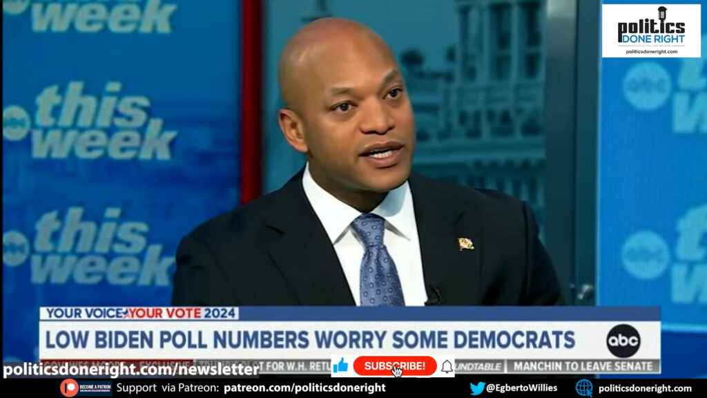 Maryland Gov. Wes Moore warns Manchin on 3rd party run: Don't do something foolish to your legacy.