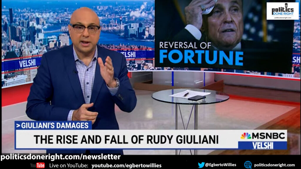 Ali Velshi exposed America's mayor fallacy: Giuliani is who he has always been.