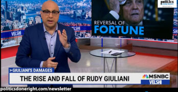 Ali Velshi exposed America's mayor fallacy: Giuliani is who he has always been.