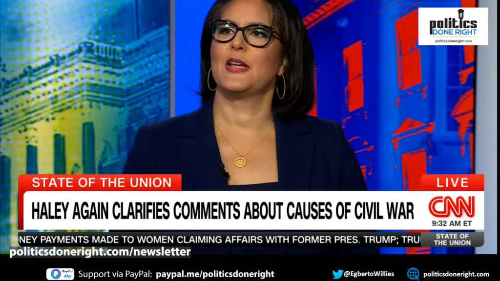 Black Democratic pundit shocks CNN panel stating she's a descendant of Confederate Robert E. Lee.