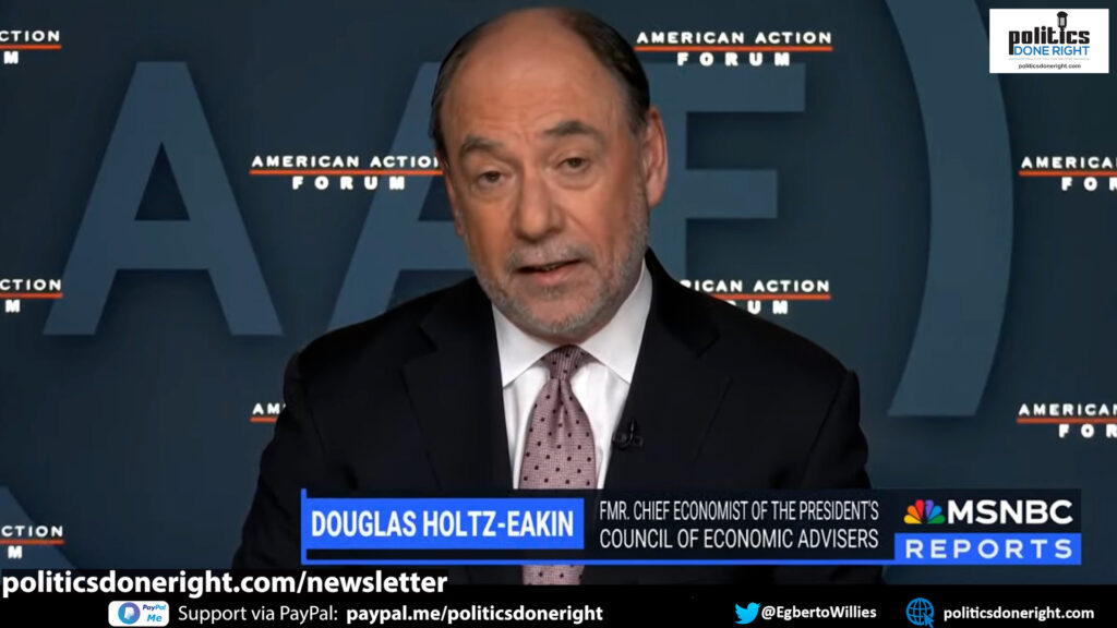 Economist Douglas Holtz-Eakin continue to put caveats in Biden's economic success