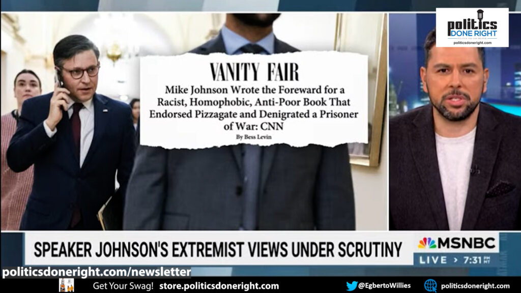 Speaker of the House Mike Johnson exposed as the behind-the-scene dangerous theocrat