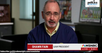 UAW President Shawn Fain slams Trump as he nails the winning working-class message to perfection