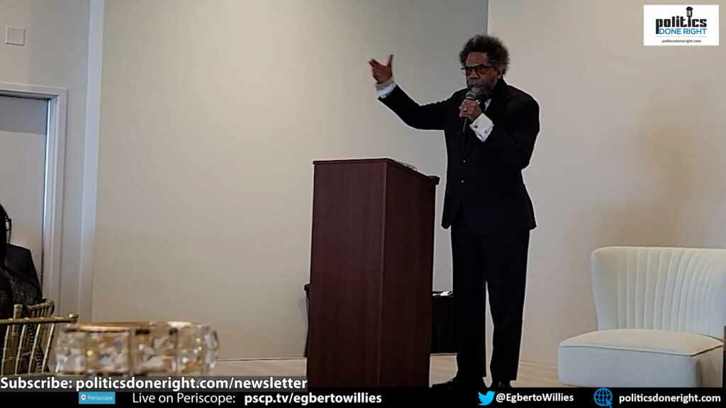 Dr. Cornel West's speech at a Muslim Community fundraising event in Sugar Land, TX.