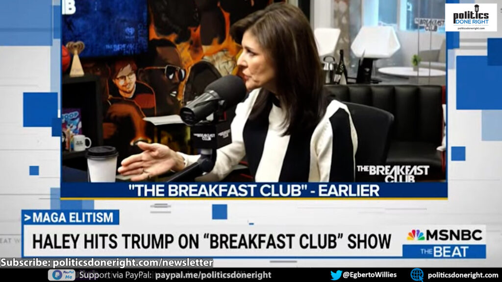 MUST WATCH: Nikki Haley completely destroyed Trump in her interview on The Breakfast Club.