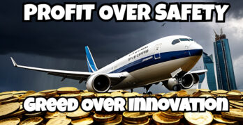 Boeing illustrates that defending corporations seeking profit distribution over innovation & safety.