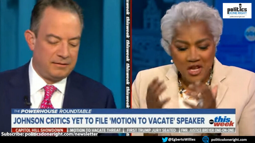 Donna Brazile owned Reince Priebus: Democrats won't be silent. We want a country that functions.