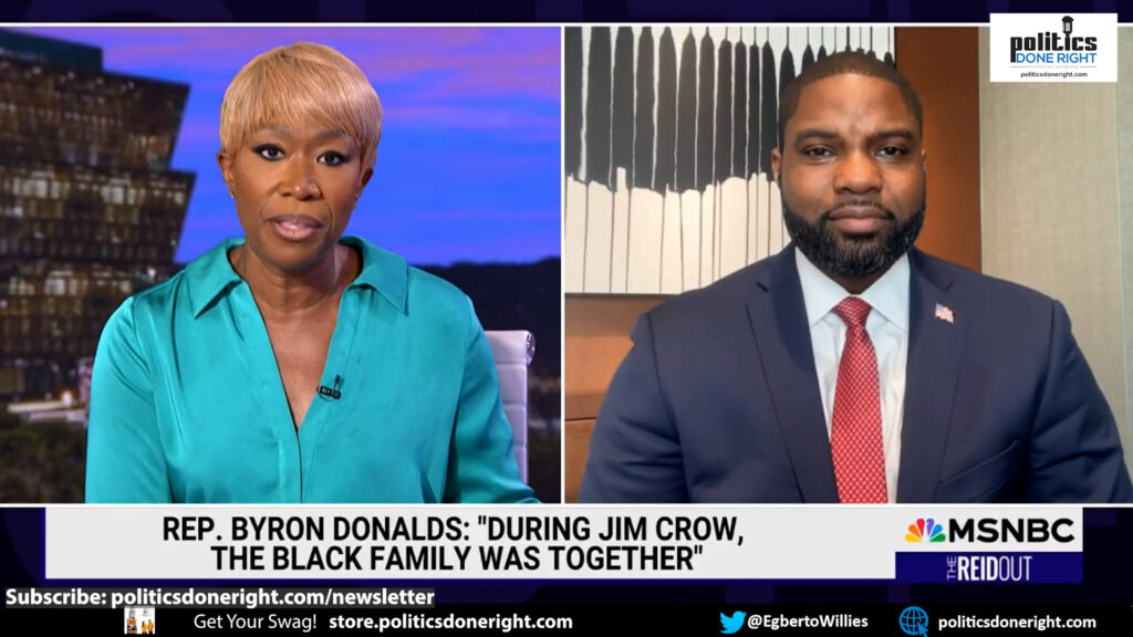 Black Republican Rep Byron Donalds' statement on black marriage and Jim Crow was purposeful