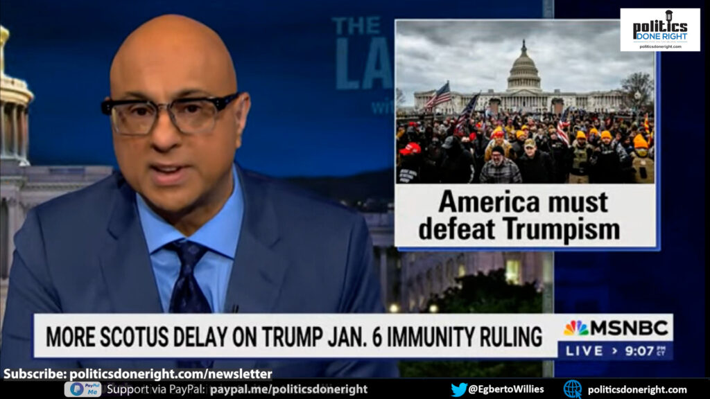 MSNBC's Ali Velshi explores the critical need to dismantle Trumpism to preserve America's democratic values as he explores the complicity of Republican judges & politicians.