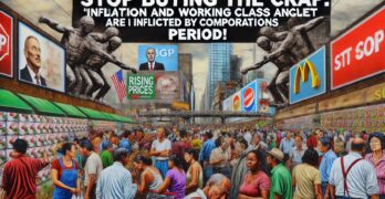 Stop buying the crap Inflation and working-class angst are inflicted by corporations, PERIOD!