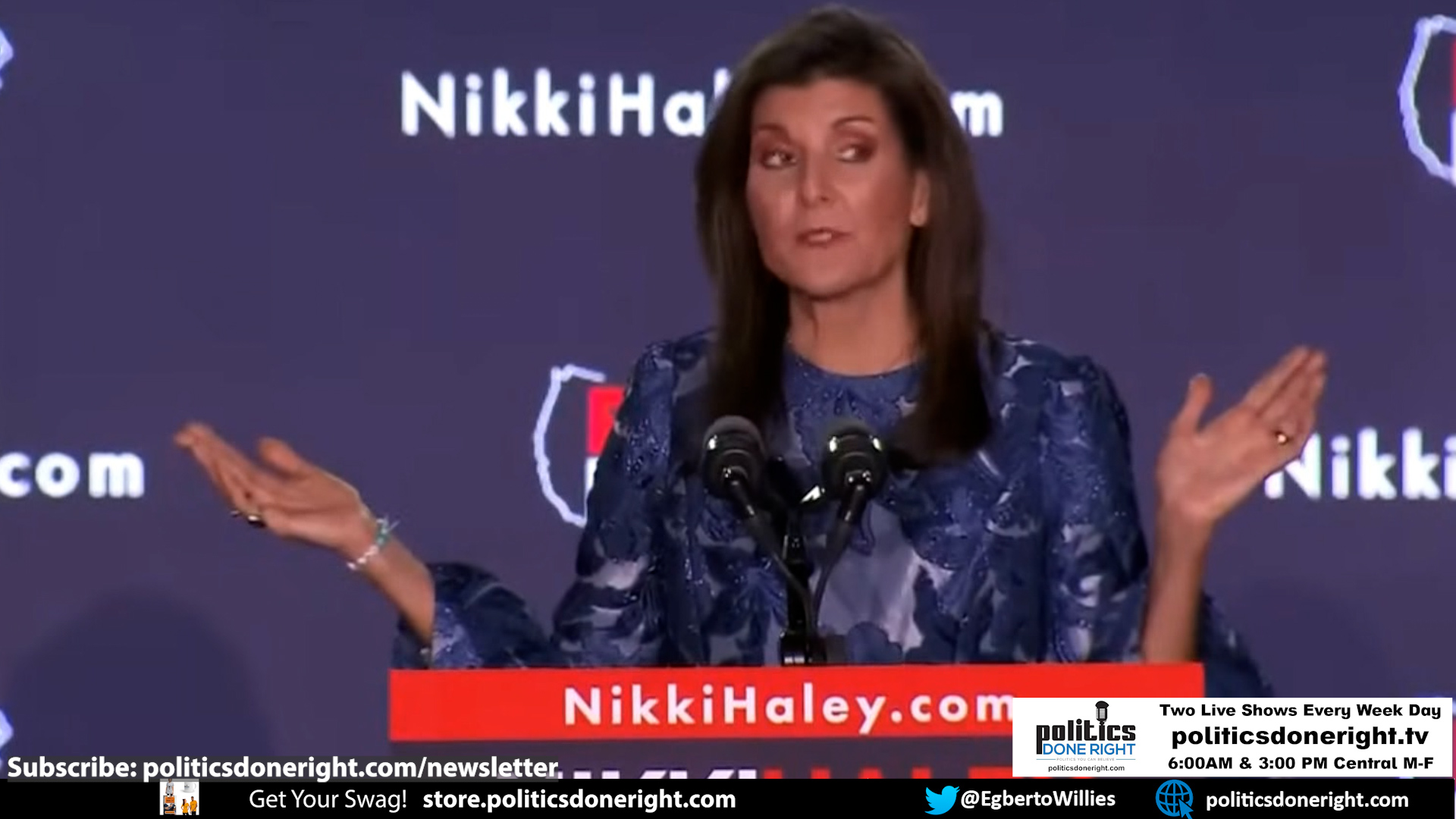 WATCH: Nikki Haley prophetic as she predicted a Kamala Harris candidacy and first woman presidency.