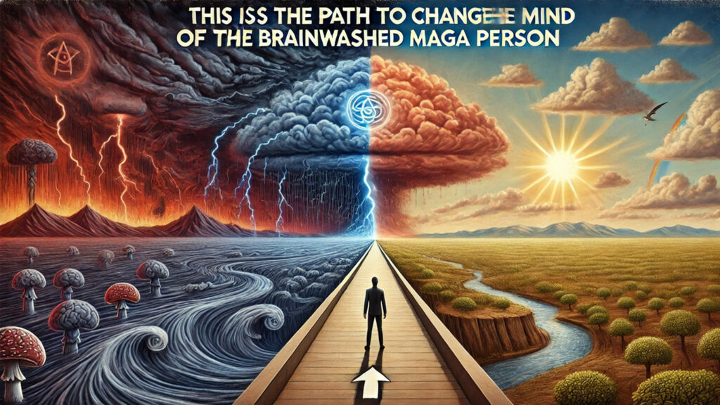 This is the path to change the mind of the brainwashed MAGA person.