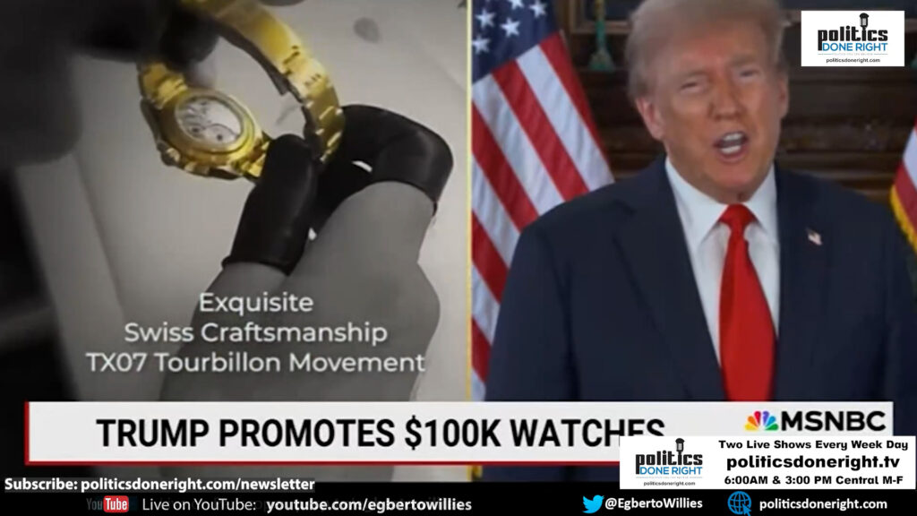 Watch Trump use his presidential campaign to rip-off his MAGA supporters.