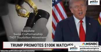 Watch Trump use his presidential campaign to rip-off his MAGA supporters.