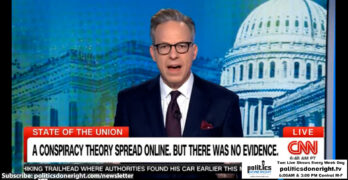 CNN's Jake Tapper calls out Trump, Musk, and MTG as leading conspiracy theory-promoting liars.