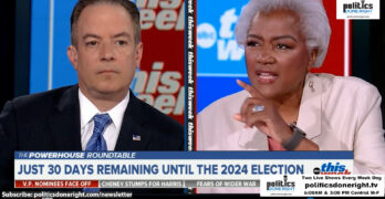 Epic form: Donna Brazile blasted Fmr Chair Reince Priebus for their lies & attacks on the other.