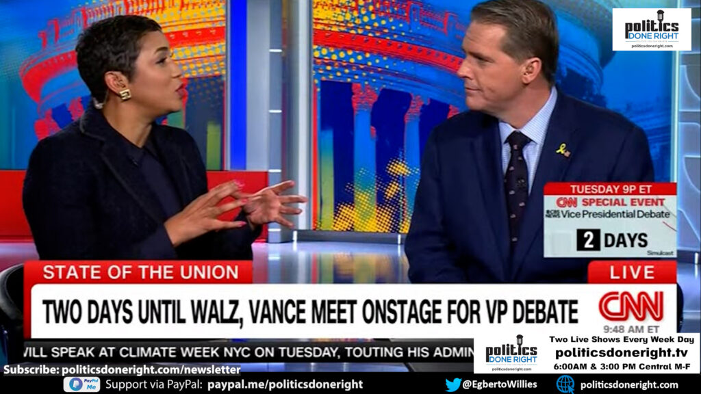 Fmr Pelosi Comms Director embarrasses GOP commentator attempting to malign Walz and defend JD Vance.