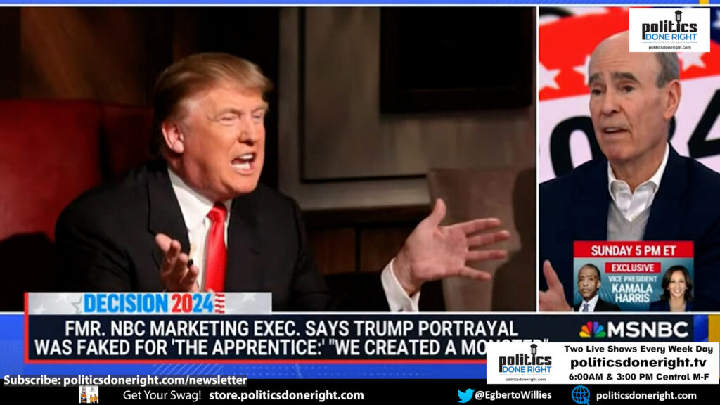 NBC's The Apprentice Fmr Marketing Exec- 'We creates a monster' Trump's business success, fake!