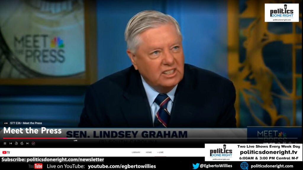 Sen. Lindsey Graham completely melts down when confronted with Republicans stating Trump's a danger.