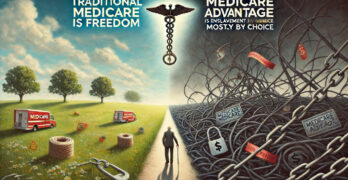 Vote for Kamala Harris, then ... Medicare Advantage enslavement. Billionaire rigged economy.