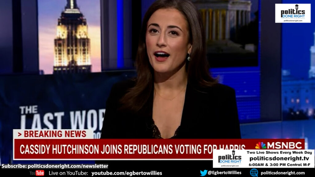 WOW! Former Trump White House Aide Cassidy Hutchinson Did Much More Than Endorse Kamala Harris