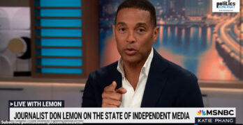 CNN's Don Lemon scolds corporate media. Urges independent media support -- no corporate overlords