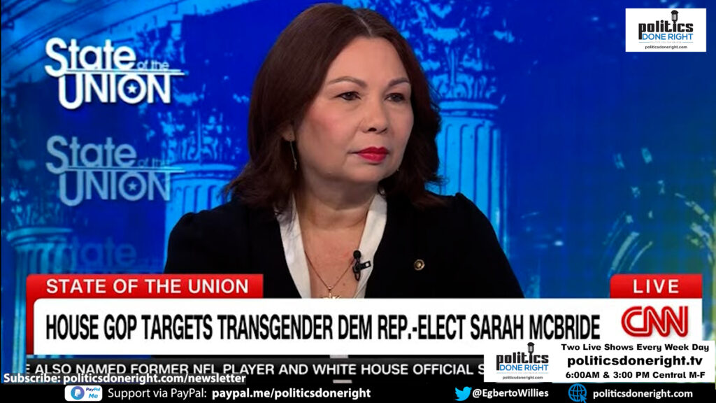 Sen. Duckworth blunts Rep. Grace's transgender attack- More important things than where to go pee