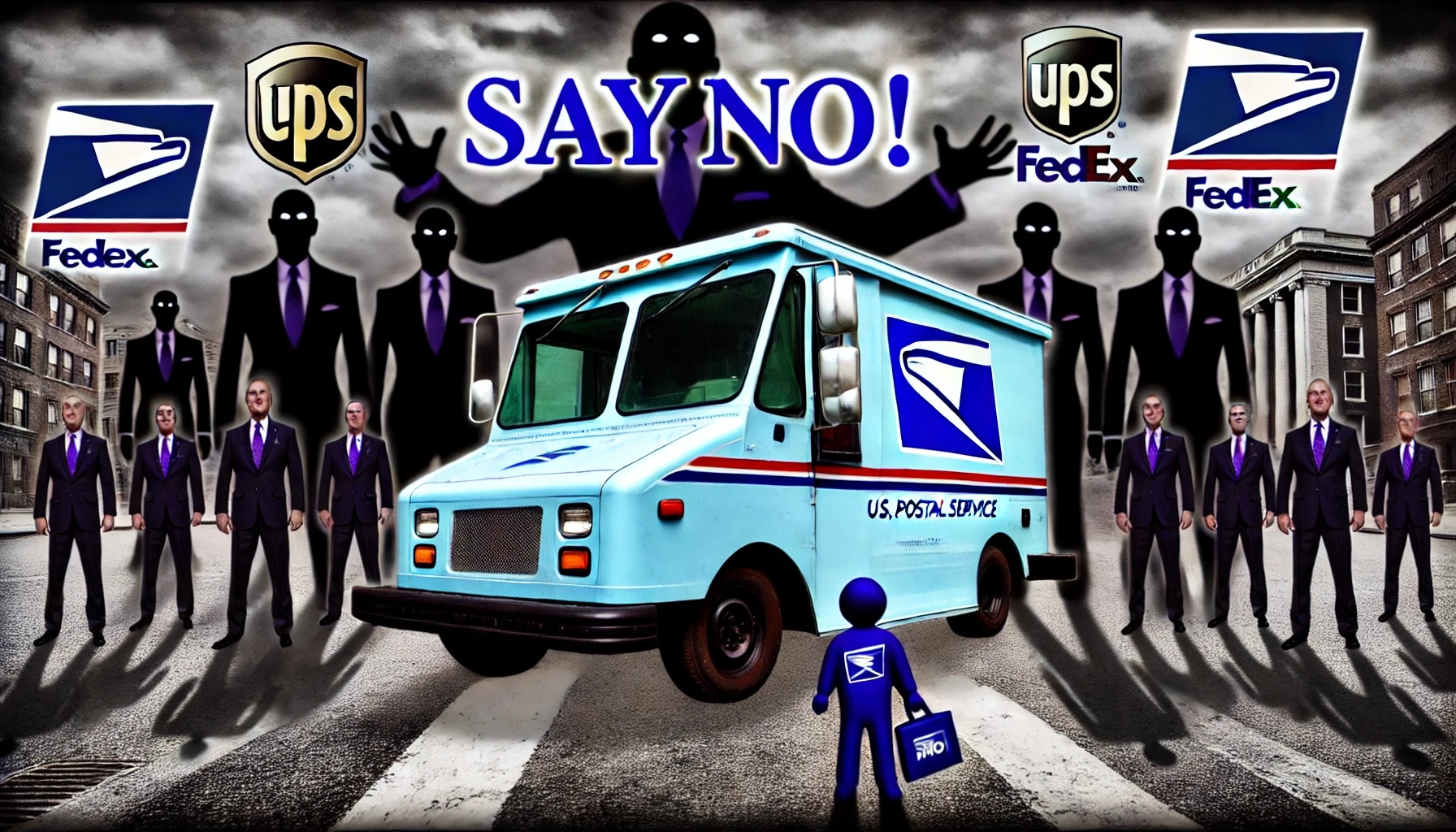 SAY NO! The US Postal Service is more efficient than FEDEX & UPS yet Trump wants to privatize it