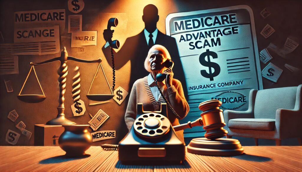 Senior Citizen caller refused to accept the Medicare Advantage SCAM from the insurance company.