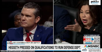 Sen. Tammy Duckworth to Pete Hegseth: Let's not lower the standard for you! You are not qualified.