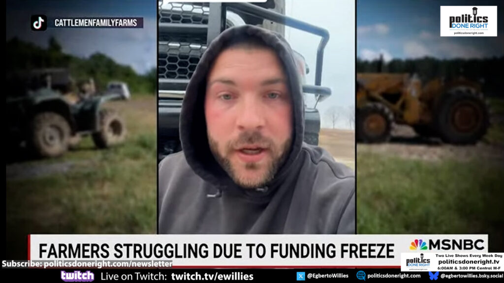 Trump-voting MAGA farmers are crying because DOGE froze their Biden-admin IRA subsidies.