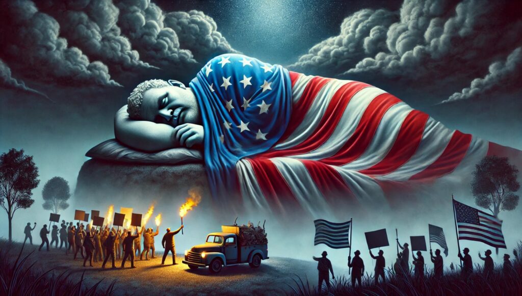 America will not wake up on its own.