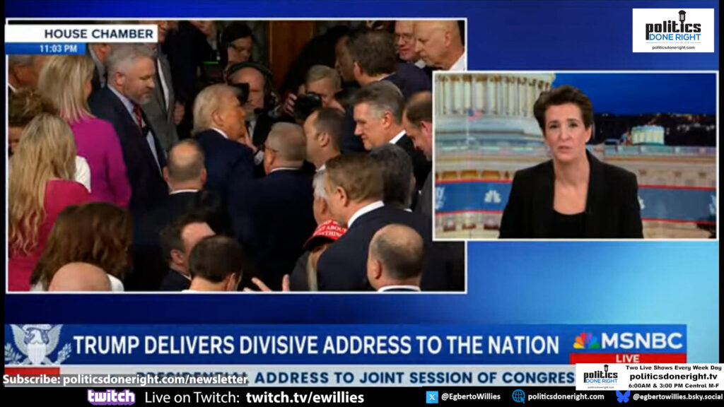 Rachel Maddow's destroys Presidential Address with quick fact check. Here's the truth!