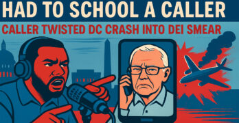 I had to school a caller attempting to make the DC airline crash a 'DEI pilot' caused an accident