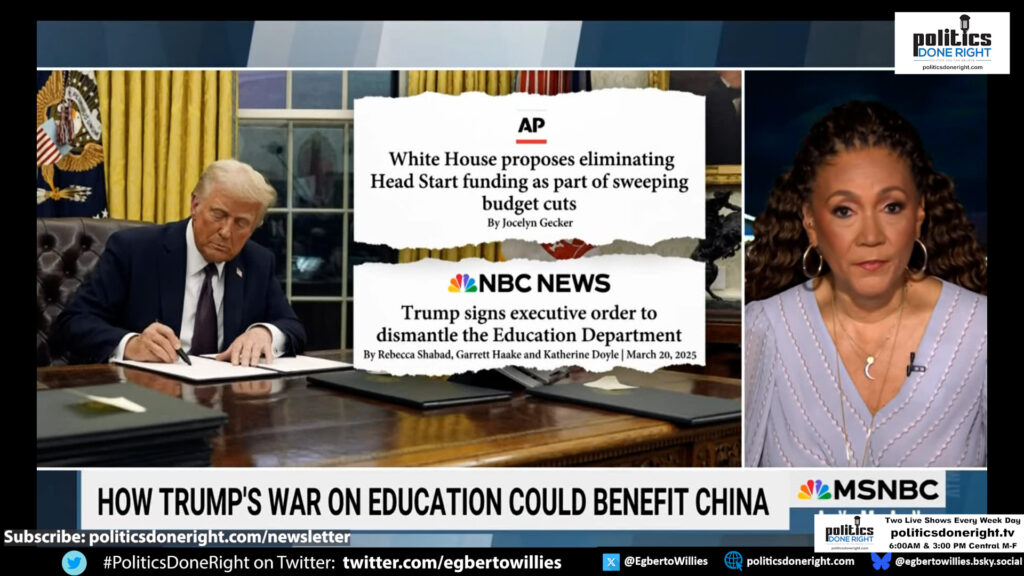 MSNBC host and Apple's CEO Tim Cook explains why tariffs will fail and Trump is empowering China