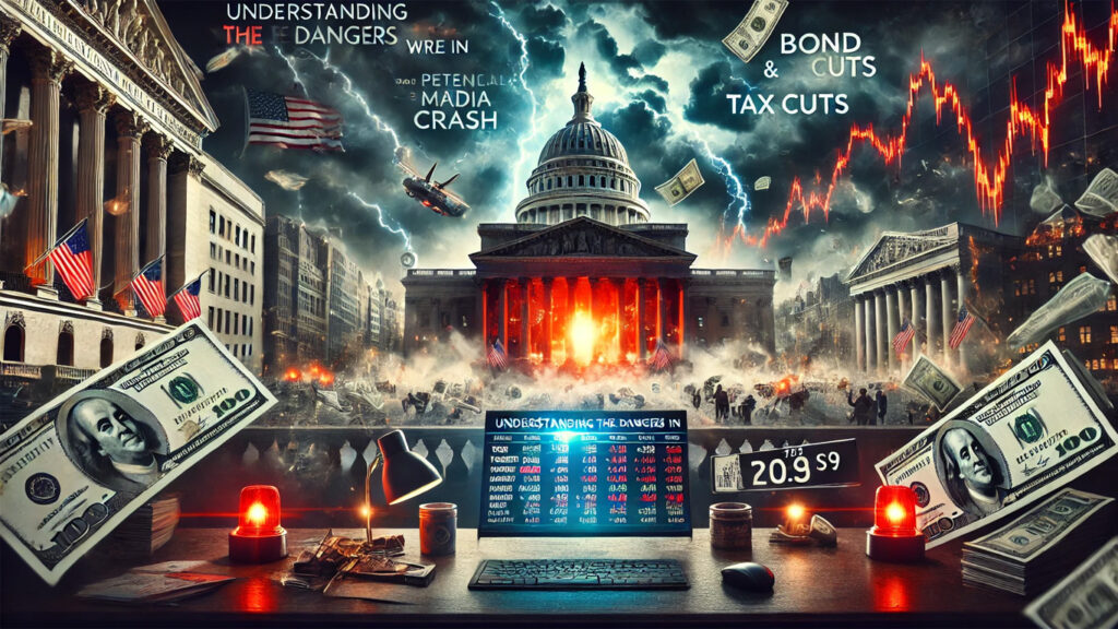 The mainstream media is not covering the bond market as it should. Americans are not aware that tariffs and tax cuts could throw us into a depression.