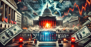 The mainstream media is not covering the bond market as it should. Americans are not aware that tariffs and tax cuts could throw us into a depression.