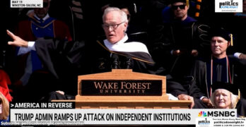 60 Minutes Scott Pelley nails Trump in his NC Wake Forest University speech