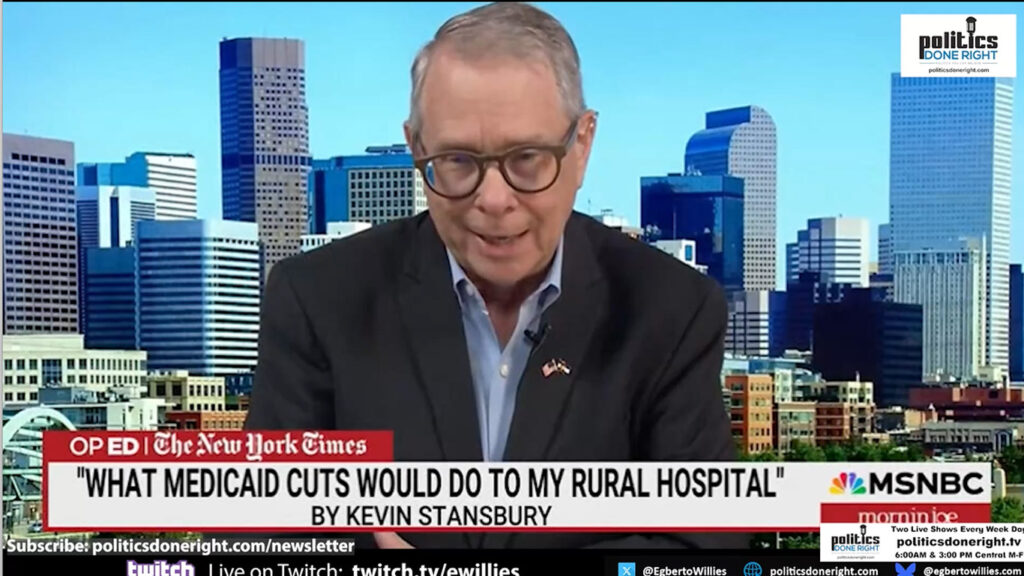 Conservative CEO of rural Hospital slams Medicaid cuts inferring they will kill rural healthcare