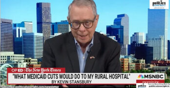 Conservative CEO of rural Hospital slams Medicaid cuts inferring they will kill rural healthcare