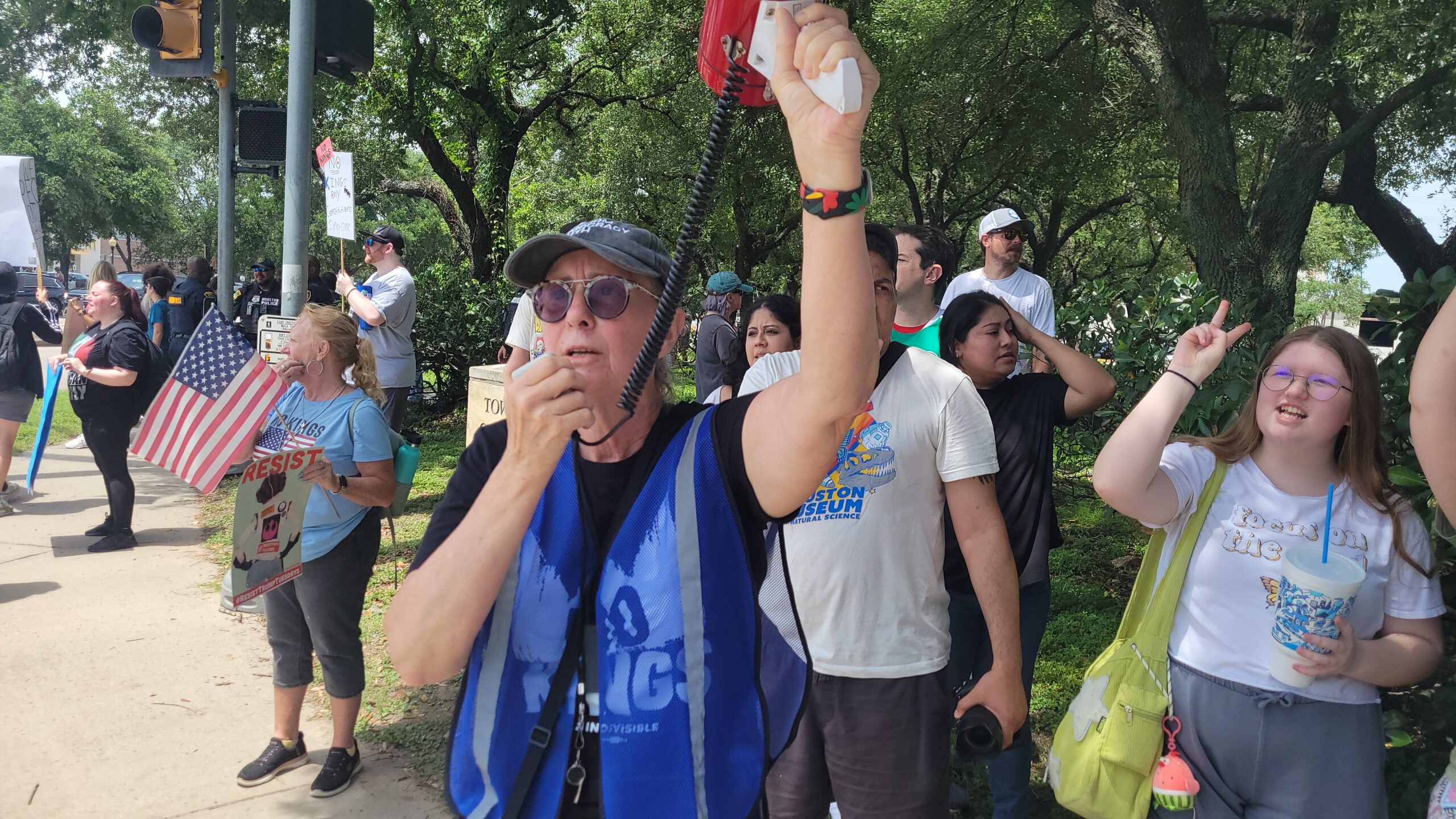 #NoKings Protest in Kingwood Texas Slideshow