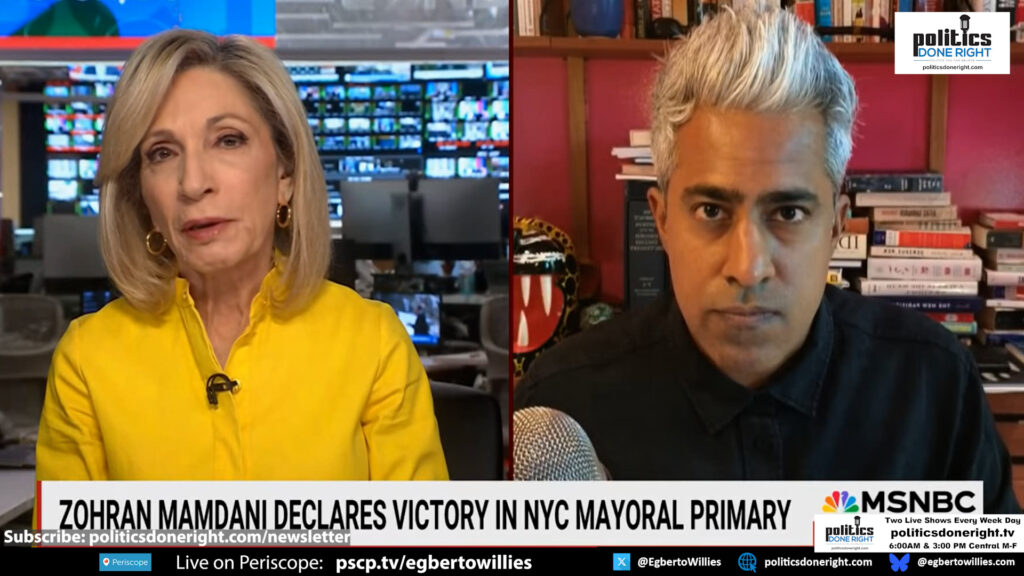Anand Giridharadas pushes back on the Morning Joe panel about the meaning of Zohran Mamdani's win.