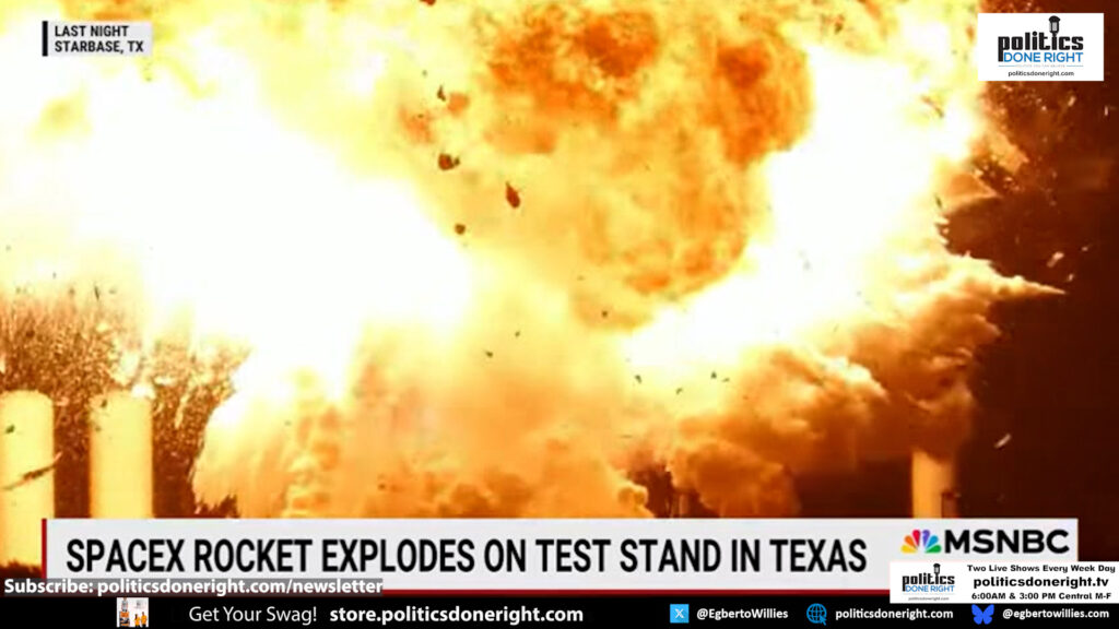 Failing Upward - Another Musk SpaceX rocket blow up as his ineptitude continues to manifest itself