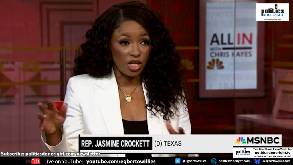 Jasmine Crockett nails a rural hospital truth to Chris Hayes's question. I've got the real answer!