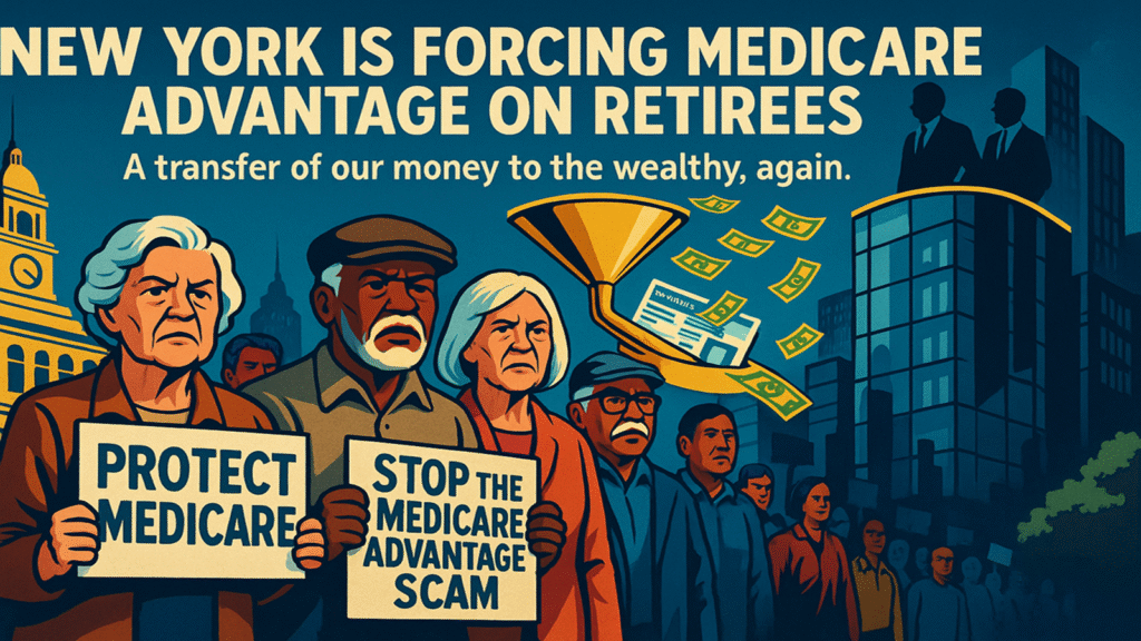 The Medicare Advantage fraud, a bait and switch, is affecting many unionized retirees all over the country -- many times unbeknownst to them.
