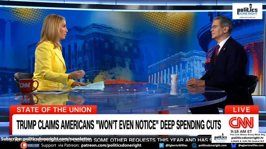 CNN Host allowed Trump official to lie by omission and misinformation about Big Beautiful Bill